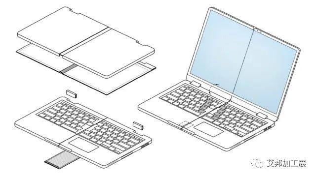 三星全新折叠形态笔记本电脑专利公开