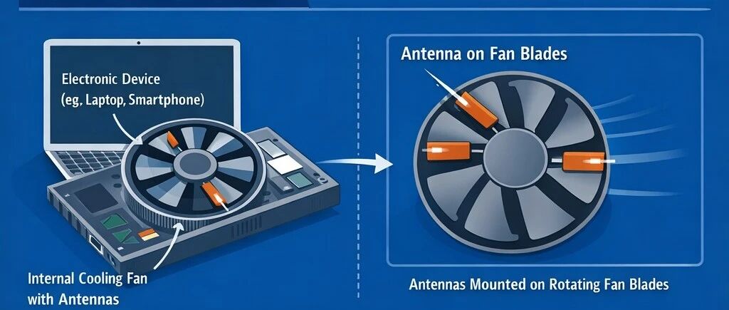 vivo 新专利：散热风扇集成天线，让手机信号满格又“冷静”