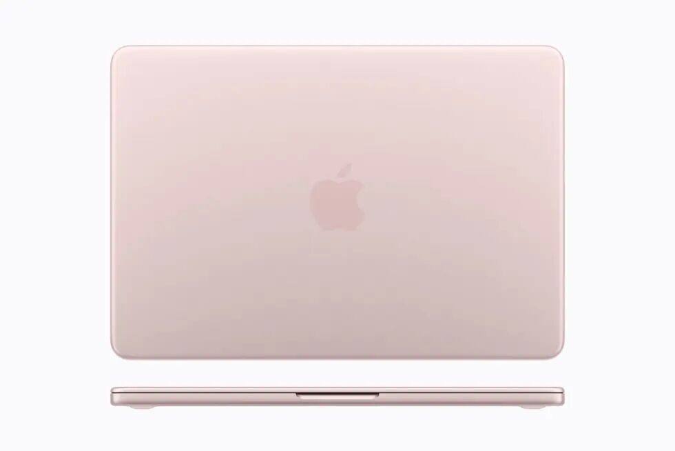 桃粉色 MacBook Neo。
