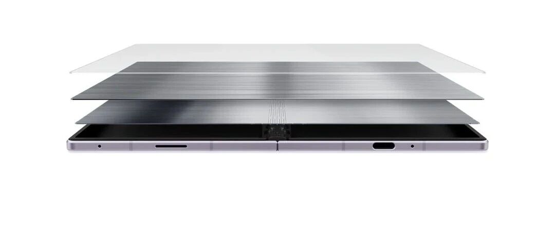 三星全新 Flex Titanium 技术，探索折叠屏材料结构新可能