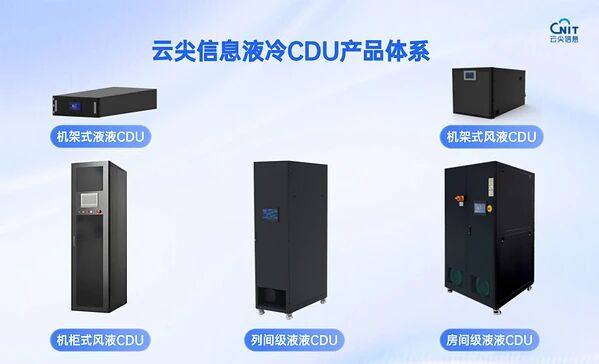 云尖信息液冷CDU产品体系 云尖信息液冷CDU产品体系