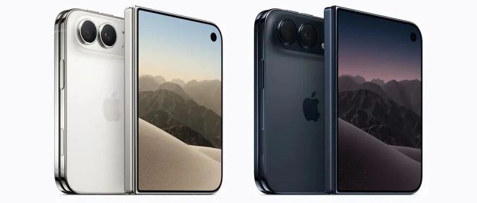 Apple发布首款折叠屏手机iPhone Duo：钛合金框架、3D打印铰链盖板、视觉无折痕屏幕等