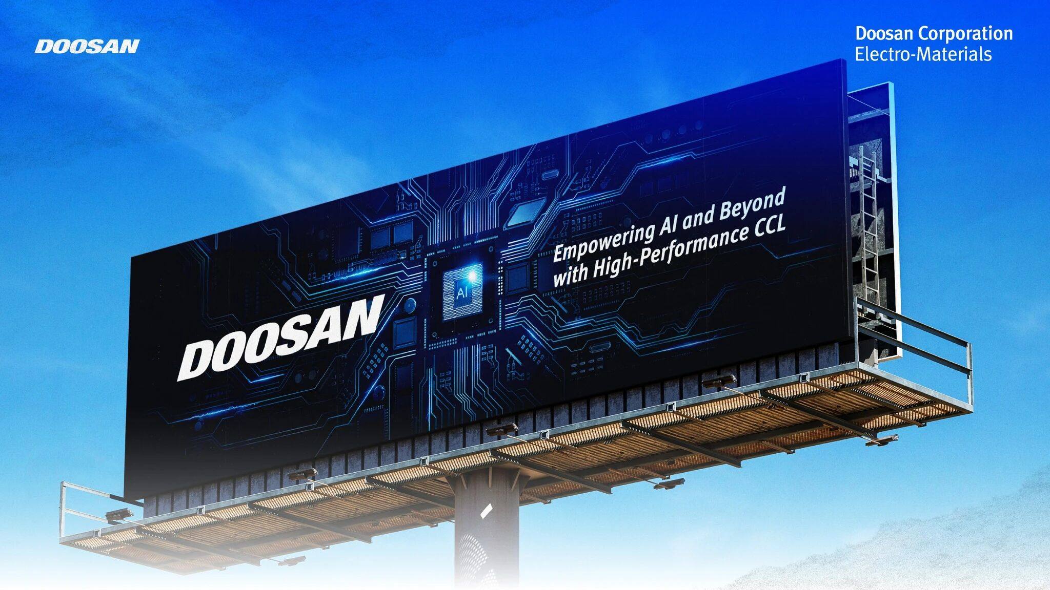 Backed by high-value electronic materials, Doosan Electro-Materials is accelerating its strategic pr...